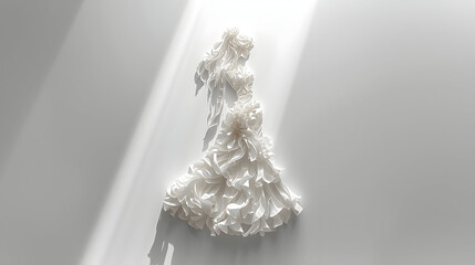 white paint on the wall