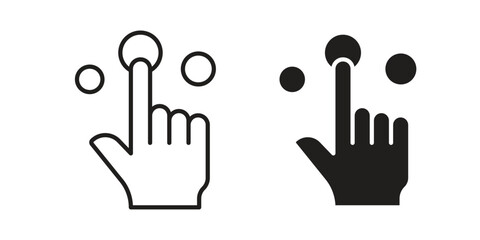 Fototapeta premium Choice icon suitable. Simple outline and solid style icon EPS10