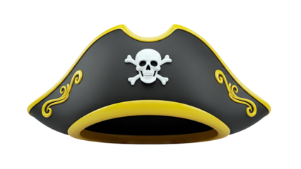 Pirate Hat with Skull and Crossbones