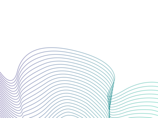 Abstract Modern White Background with Elegant Blue and Green Gradient Wavy Lines for Creative Graphic Design Projects