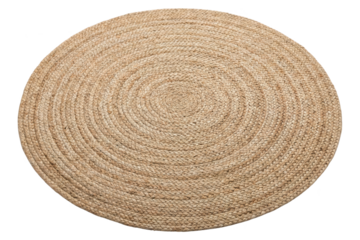 Round Jute Rug: Natural Fiber Home Decor