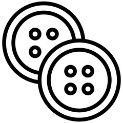 Buttons icon in Line Style