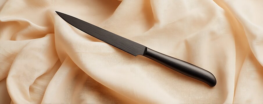 decent black color knife background with perfect stone binding on the background abstract new art design for the black knife wallpaper 