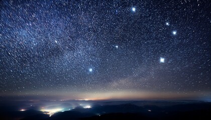 Nachthimmel Mit Vielen Abstrakten Sternchen