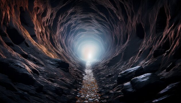 A Narrow Dark Funnel Constricts At The Bottom Symbolizing A Perilous Inescapable Situation The Texture Is Rough And Potentially Hazardous Doom Abyss Hazard