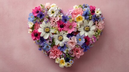 Galentine&rsquo;s Day greeting card celebrating female friendship with floral heart composition modern poster style for international celebration of women connection joy appreciation and kindness