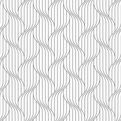 Abstract seamless pattern. Modern geometric background. Fine line grid.