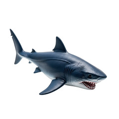Obraz premium Realistic shark illustration isolated on transparent background