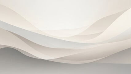 abstract flowing white and gray fabric texture a smooth and gentle wave pattern design
