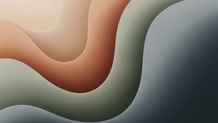 abstract flowing shapes in muted colors creating a smooth and gentle organic background design