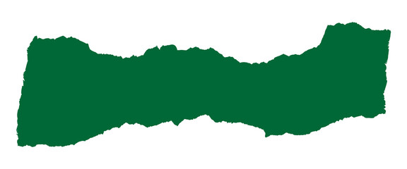 torn green paper christmas frame isolated