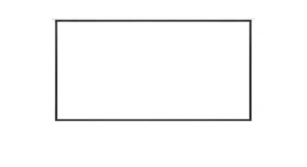 Simple white frame isolated,clean minimalist design element,perfect for digital displays,isolated on transparent background