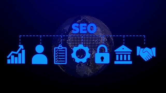 Seo web banners concept vector