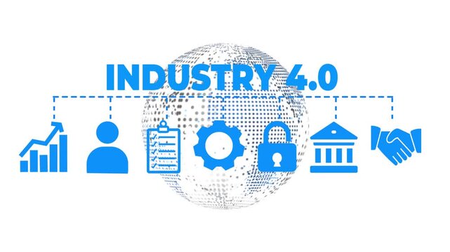 Industry 4.0 web banners concept