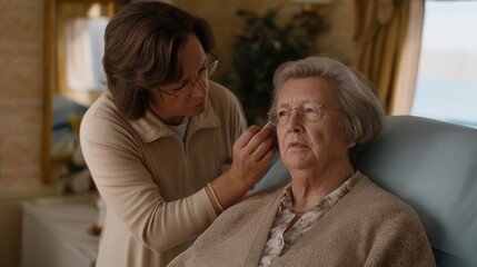 Dedicated caregivers deliver hands-on assistance in nursing homes, supporting hygiene, nutrition, physical therapy, and mental health needs. cinematic color correction, natural uneven lighting yet