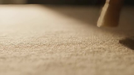 Close up of neutral toned textured surface with soft lighting - Powered by Adobe