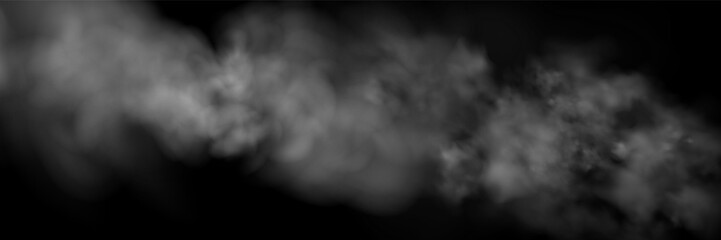 Dynamic smoke trails rise from the asphalt as a racing car speeds along a dark highway, creating a dusty atmosphere with dramatic lighting effects and motion blur.