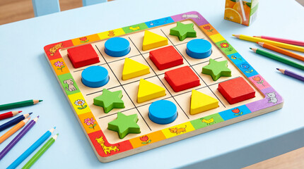 Educational kids colorful sudoku board toy for early learning, logical thinking, creativity, cognitive growth
