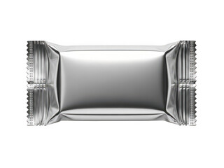 Shiny silver foil wrapped bar