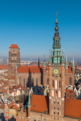 Gdansk, Poland- View of the Old Town	