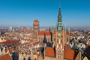 Gdansk, Poland- View of the Old Town	