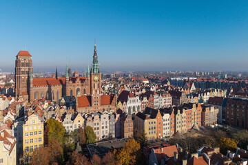 Gdansk, Poland- View of the Old Town	
