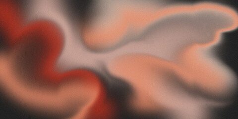 abstract background with cinematic depth organic motion and modern atmospheric mood Warm coral hues drifting through dark misty layers creating a smooth