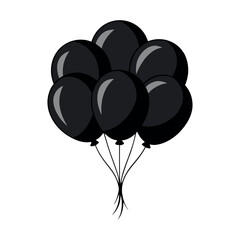 balloons tied together