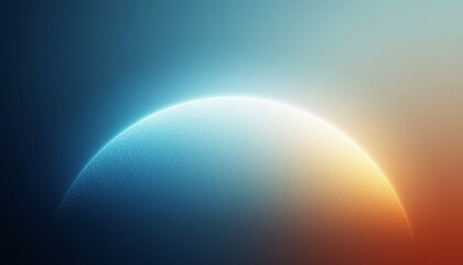 Abstract grainy gradient background, orange blue white yellow glowing color gradient shape, noise texture black backdrop web page banner poster and header design