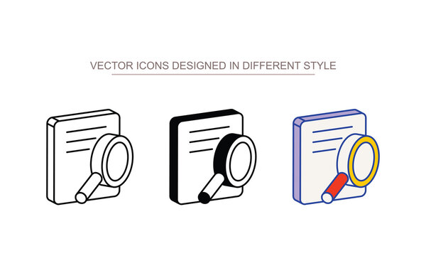 Print preview icon design with white background stock illustration