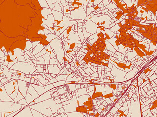 City Street Layout Leonding Austria