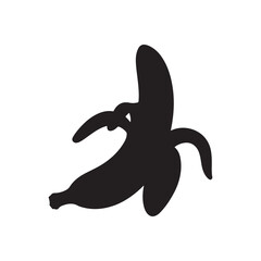 Fototapeta premium Peeled banana vector sketch icon isolated on background. Hand drawn Peeled banana icon. Peeled banana sketch icon for infographic, website or app. 