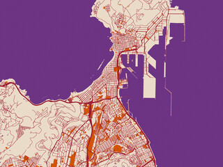City Layout Poster Las Palmas