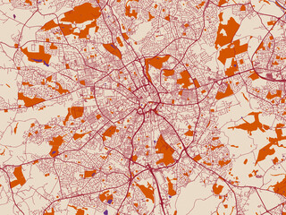 Bradford Street Network Map 