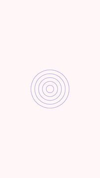 Minimal concentric circle background with thin blue line rings on pastel canvas, abstract geometric ripple pattern, modern design ideal for wallpapers, posters, UI, branding, and creative layouts