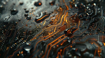 Detailed close up of innovative electronic equipment showcasing modern technology and design