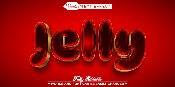  Jelly Soft Wobble Vector Fully Editable Smart Object Text Effect
