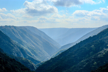 Obraz premium mountain landscape in the mountains in Arunanchal Pradesh Tawang india