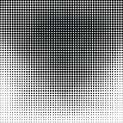 Halftone pattern with gradient effect transitioning from black to vector illustration