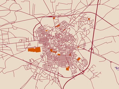 Altamura &ndash; city map, Italy