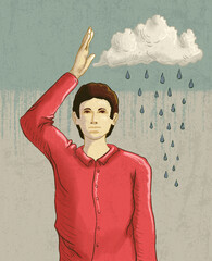 Keeping negative thoughts away