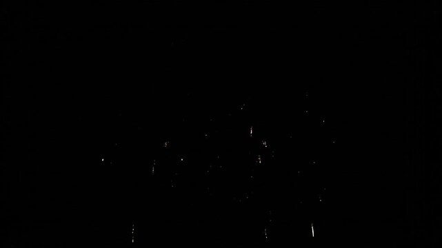 Night sky with stars and constellations visible in darkness.