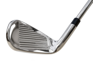 golf iron isolated on a white background