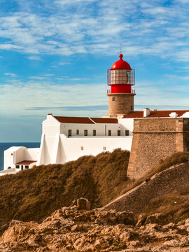Kap Sankt Vinzenz Leuchtturm in Portugal, Algarve