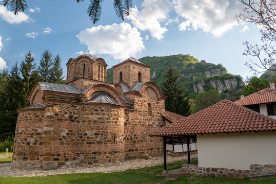 Poganovo monastery in canyon Jerma river, Pirot region, eastern Serbia