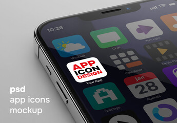 Close up of a smartphone App