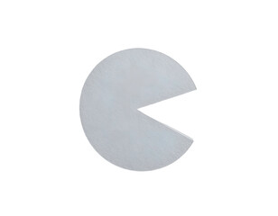 Pacman Character Icon Simple Design Element.