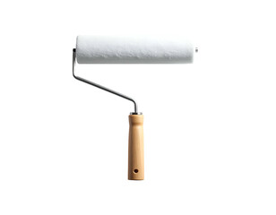 Paint Roller with Wooden Handle.