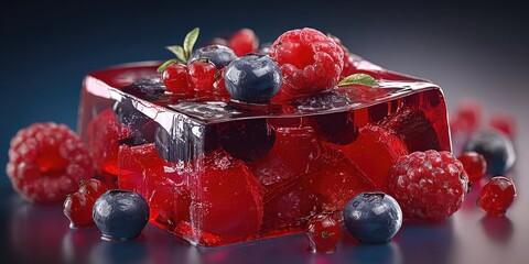 Fruit Jelly Ice Blocks