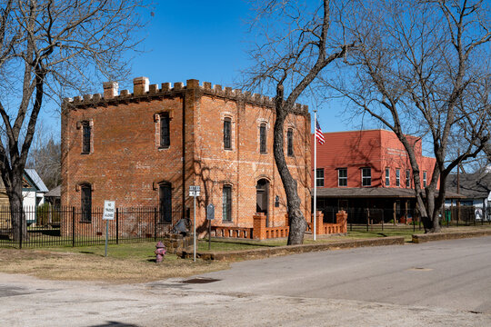 Old Freestone County Jail in Fairfield, Texas